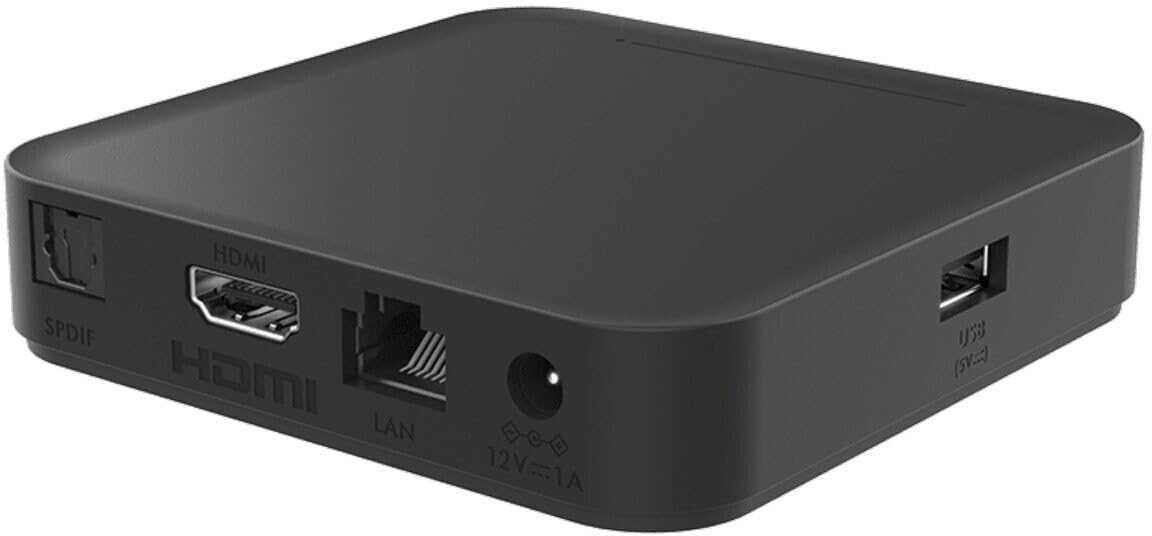 STRONG Leap-S3 Streaming Box Google TV 4K UHD avec Port Ethernet, 2GB RAM + 16GB Stockage, Chromecast Intégré, WiFi, Assistant Google Vocal, HDR10+, Dolby Atmos & Dolby Vision