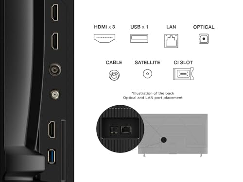 TCL 55V6C LED Direct Smart TV 55", HDR 4K, avec technologie Google TV (Dolby Audio, Motion Clarity, compatible avec Google Assistant et Alexa)