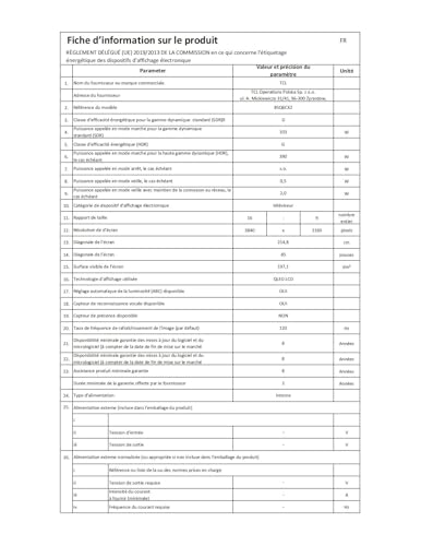 TCL 85Q6C QD-Mini LED TV, 4K HDR Premium 1000nits, Smart TV alimenté par Google (Dolby Vision IQ et Atmos, Panneau HVA Mat, système Audio Onkyo 2.1, Motion Clarity Pro 144Hz, Game Master)