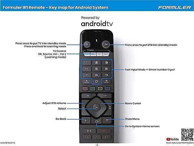 Formuler Z10 Neo Android 10 Wi-FI Mono-Bande 2 Go RAM 4 Go ROM 4K HDR10+