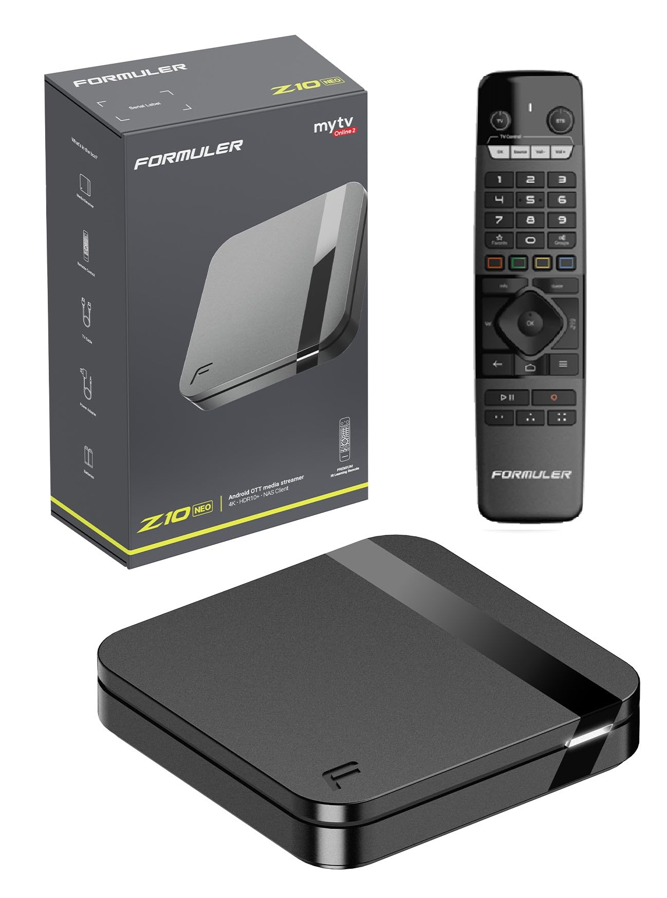 Formuler Z10 Neo Android 10 Wi-FI Mono-Bande 2 Go RAM 4 Go ROM 4K HDR10+