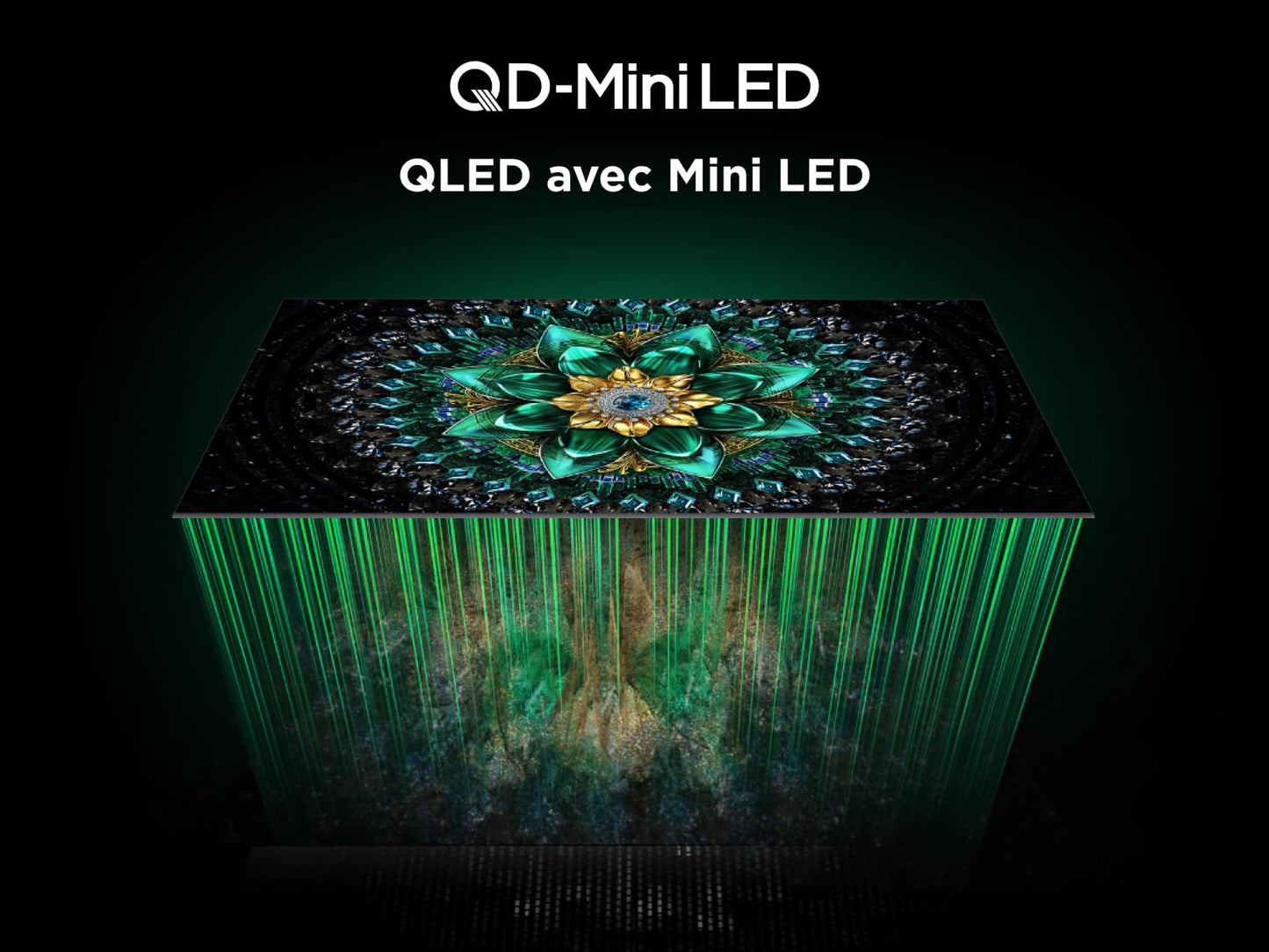 TCL 85Q6C QD-Mini LED TV, 4K HDR Premium 1000nits, Smart TV alimenté par Google (Dolby Vision IQ et Atmos, Panneau HVA Mat, système Audio Onkyo 2.1, Motion Clarity Pro 144Hz, Game Master)