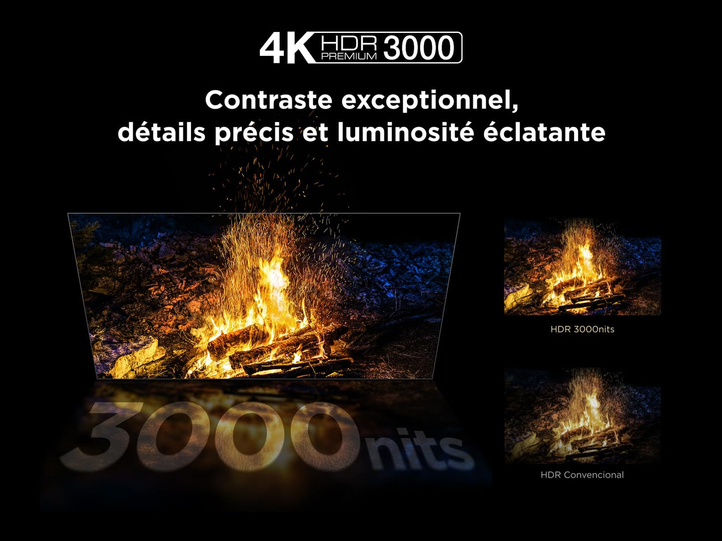 TCL TV 75C765 75'' 4K QD Mini LED 144hz Dolby Vision Dolby Atmos Google TV