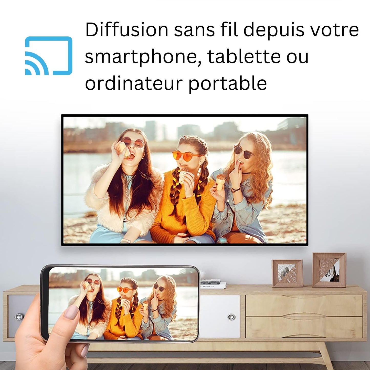 Streaming Box GX1 4K HDR10+ Google TV Player | Boîtier TV | Lecteur Multimédia | AI-Features | 4GB RAM | Wi-FI 6 LAN USB | Netflix, Youtube, Disney+ Support